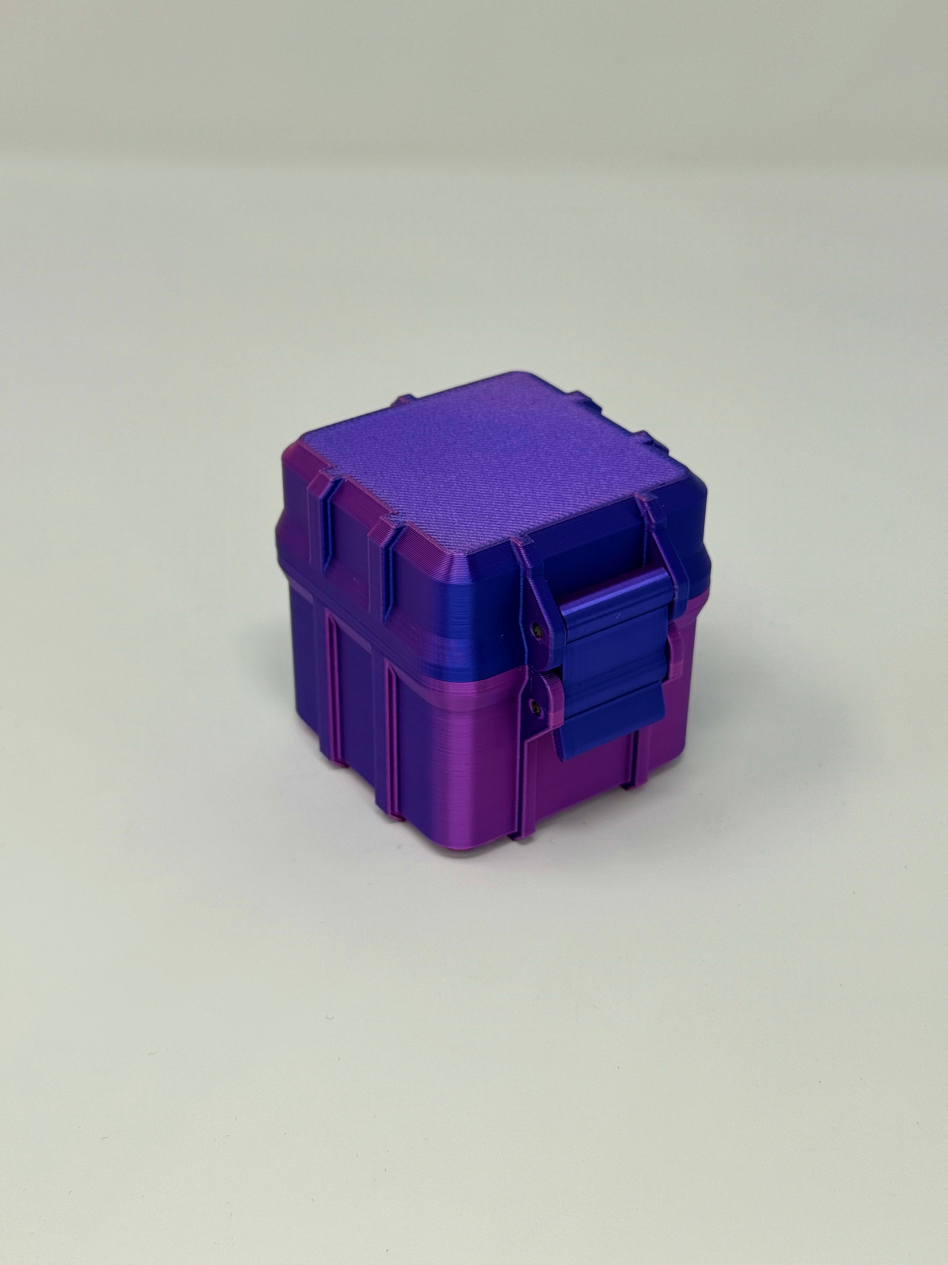 4-Vial 10mL Vial Vault Case | Hard-Shell Hinged | Travel-Ready Peptide Storage