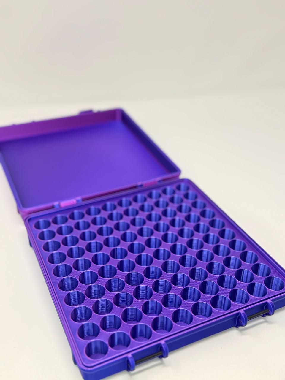 100-Vial 3mL Vial Vault Case | Double Latch