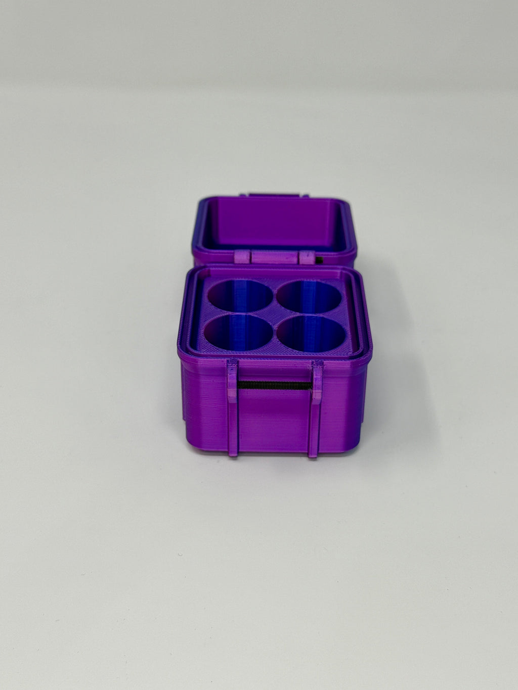 4-Vial 10mL Vial Vault Case | Hard-Shell Hinged | Travel-Ready Peptide Storage