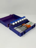 14-Slot Dual Vial Vault Kit Case | 3mL + 10mL | Complete Multi-Vial Organizer
