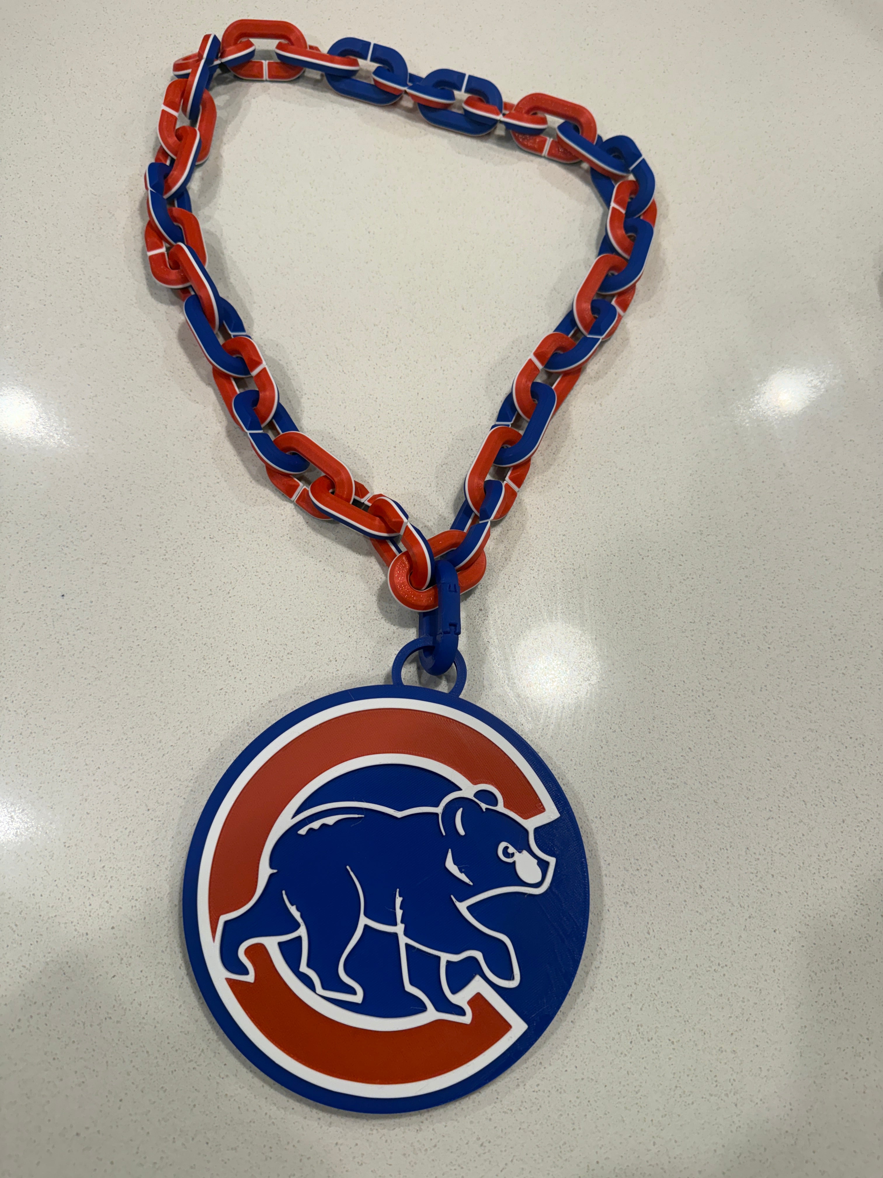 Chicago Cubs Baseball Hype Chain – Heavy-Duty "C" Rally Medallion