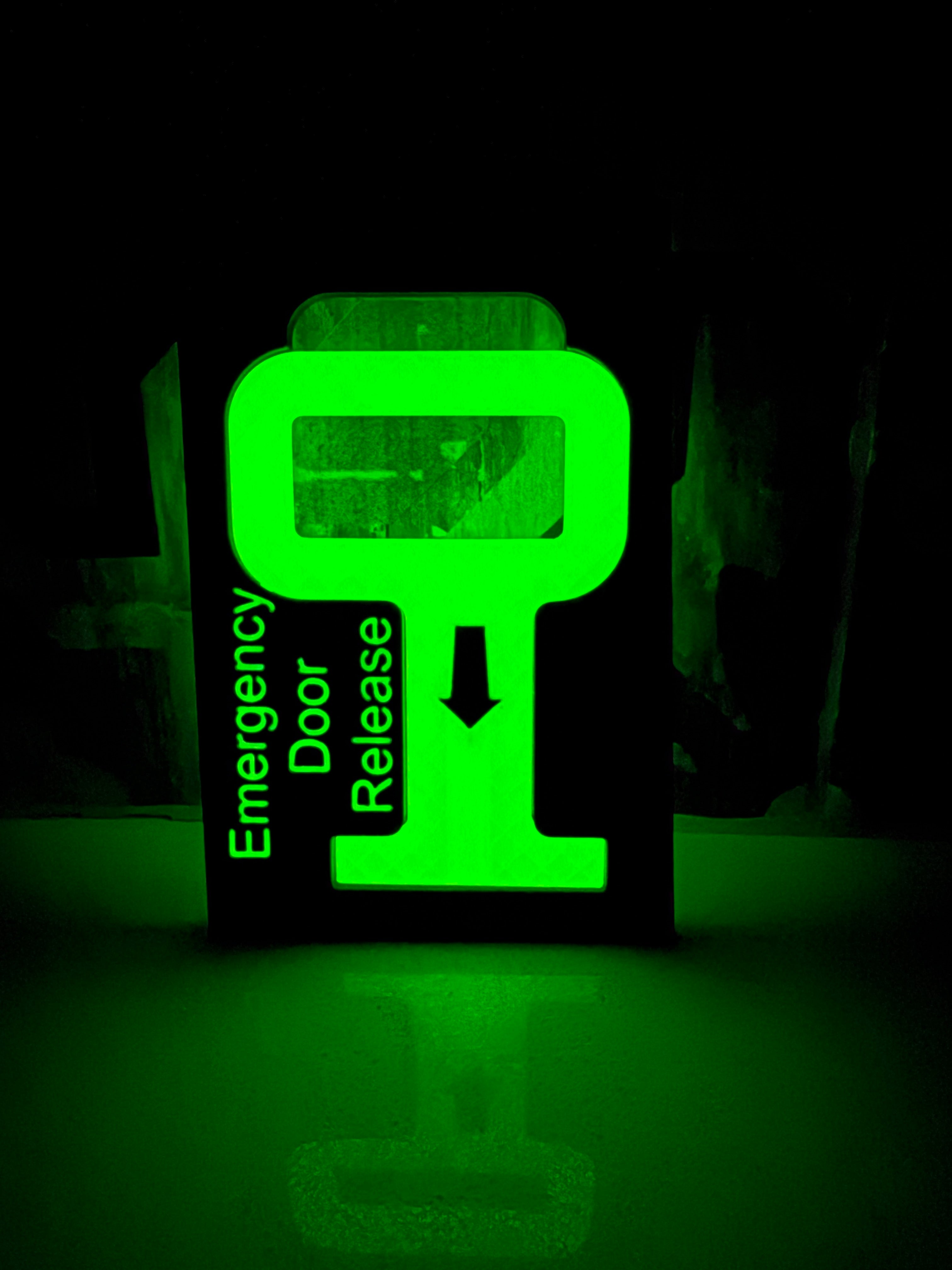 Cybertruck Rear Emergency Door Release Handles Pair Glow in the Dark Left Right (Pair)