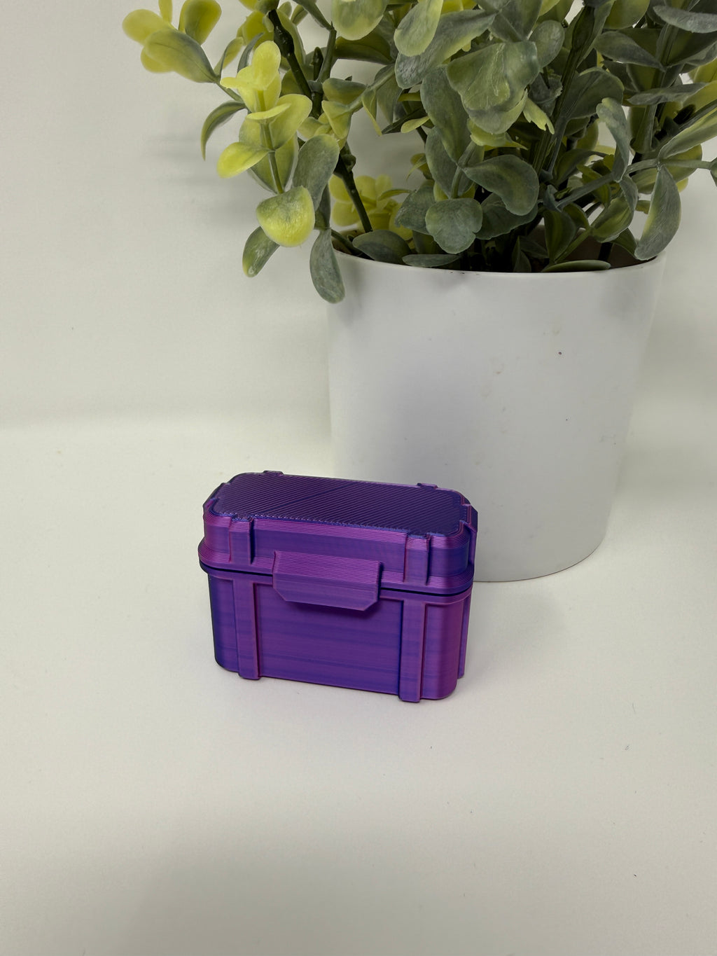 VialLock 3-Vial 3mL Essential Case | 1x3 Grid | Peptide GLP-1 Insulin TRT Vial Organizer | 3D Printed