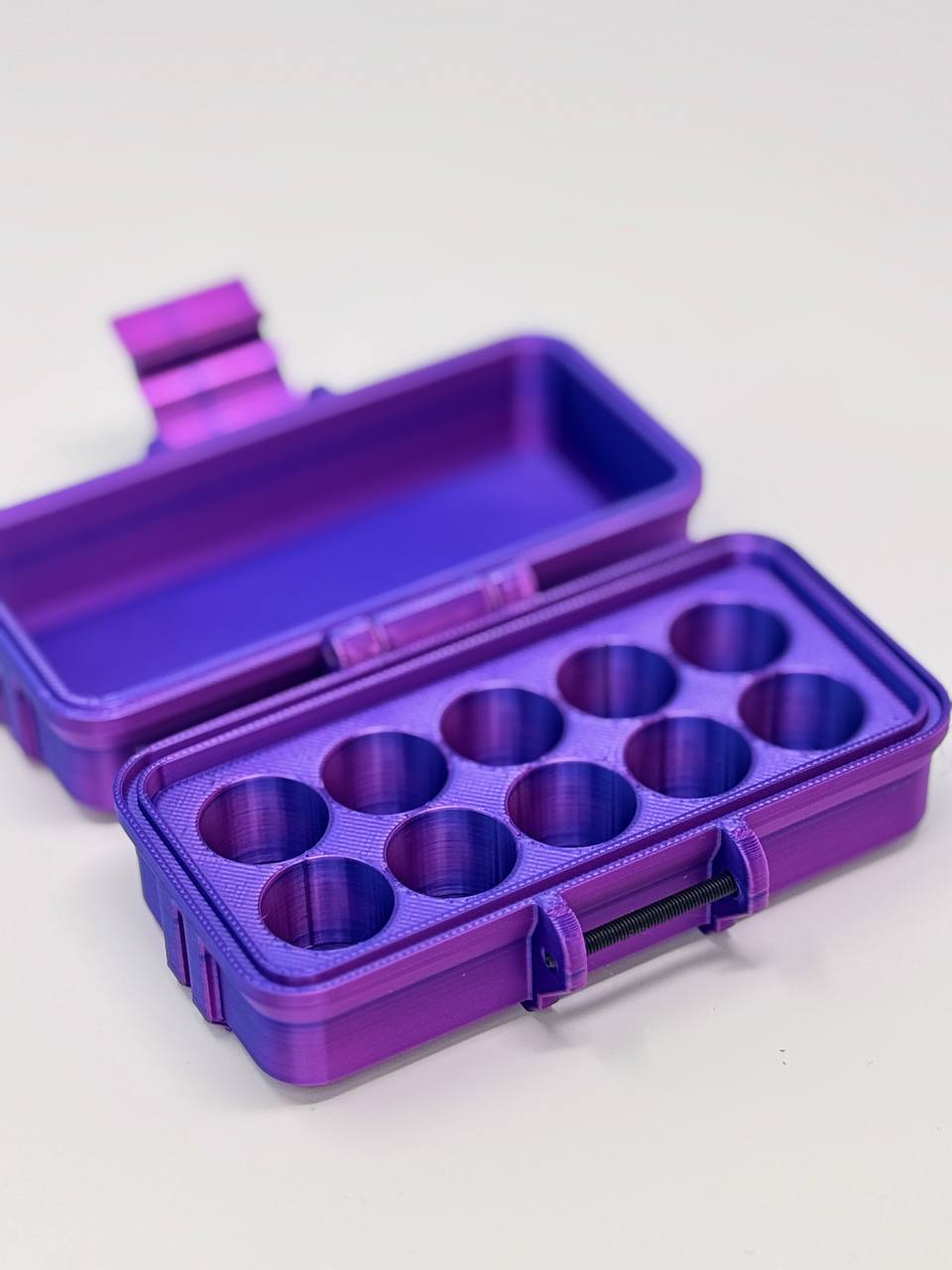 10-Vial 3mL Vial Vault Case | Single Latch