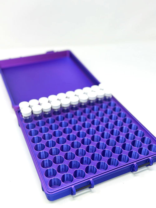 100-Vial 3mL Vial Vault Case | Double Latch