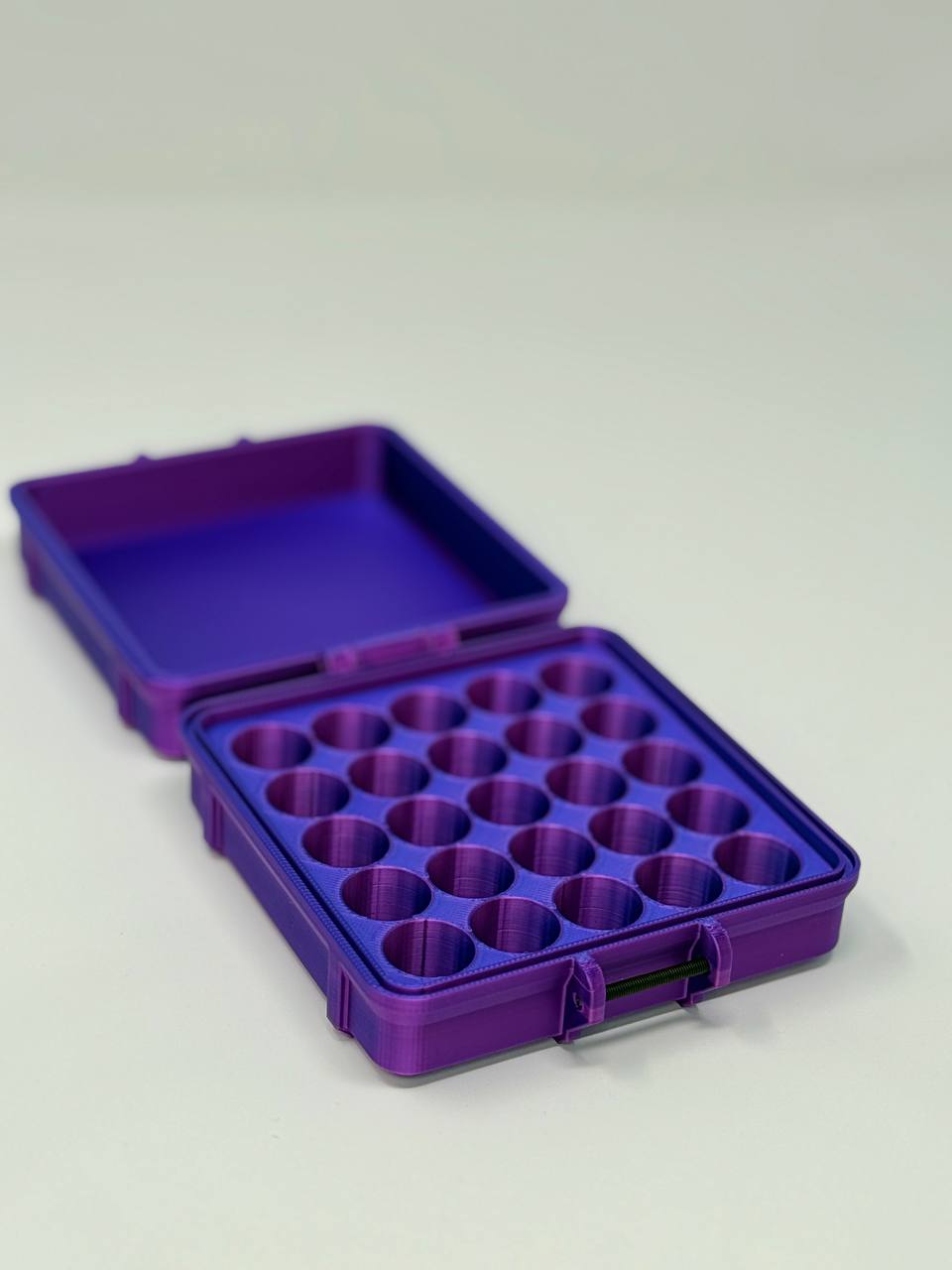 25-Vial 3mL Vial Vault Case | Single Latch